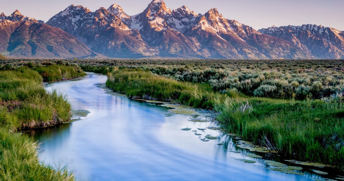 © Beautiful Places on Earth Grand Teton National Park Landscape Wallpaper