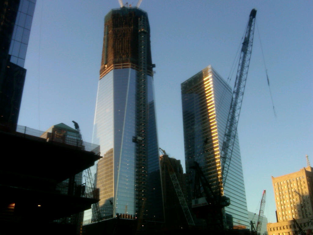 The Freedom Tower almost looks finished...