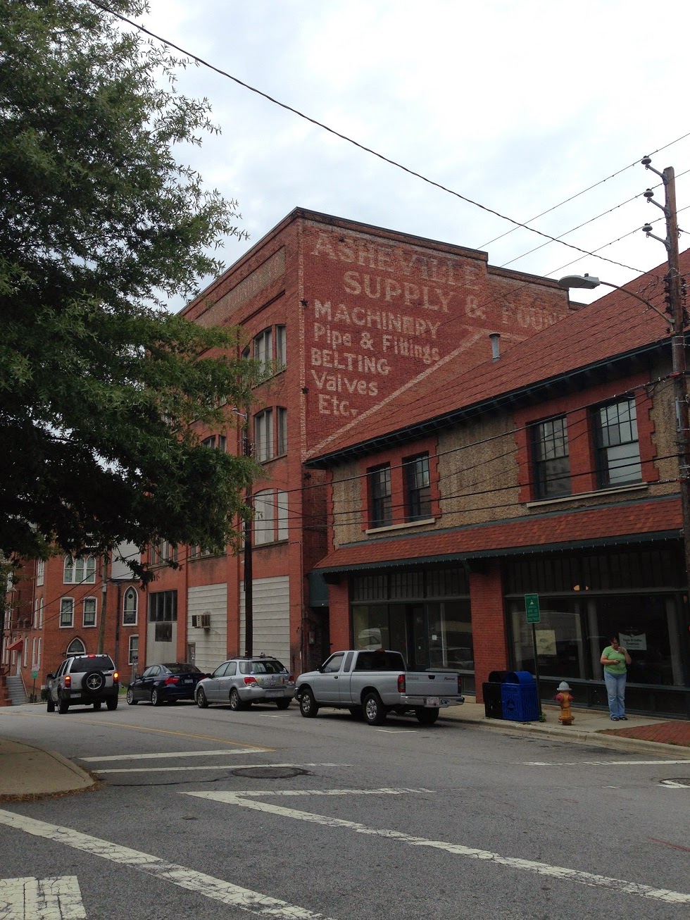 Ghost Signs from Asheville, North Carolina In Search of Space
