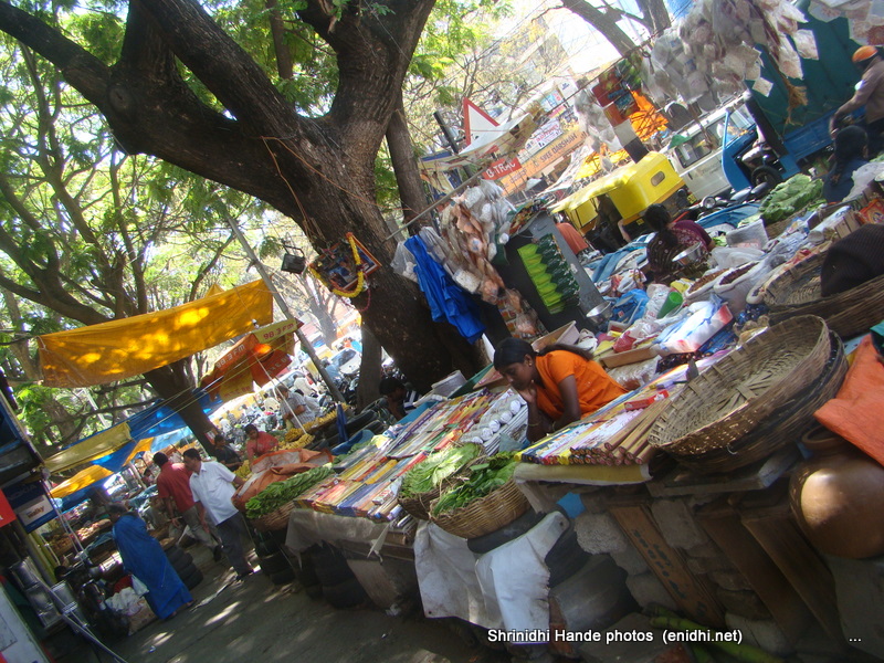 Gandhi Bazaar Basavanagudi Then and Now eNidhi India Travel Blog